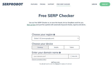 serp check free|Free SERP Checker .